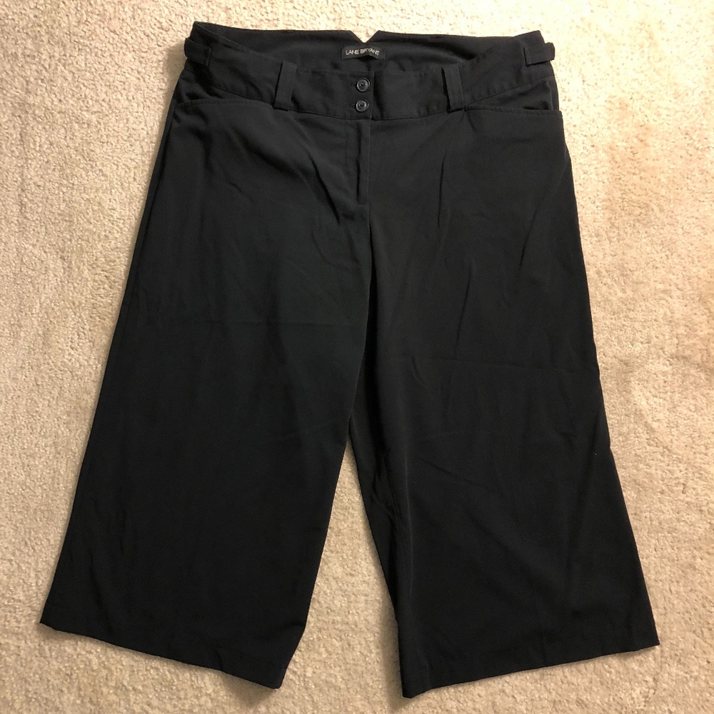 Lane Bryant Black Culottes
